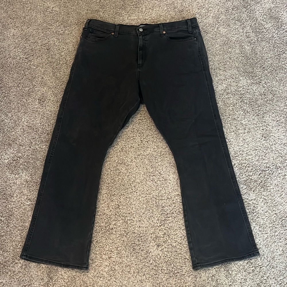 Levis high rise kick boot